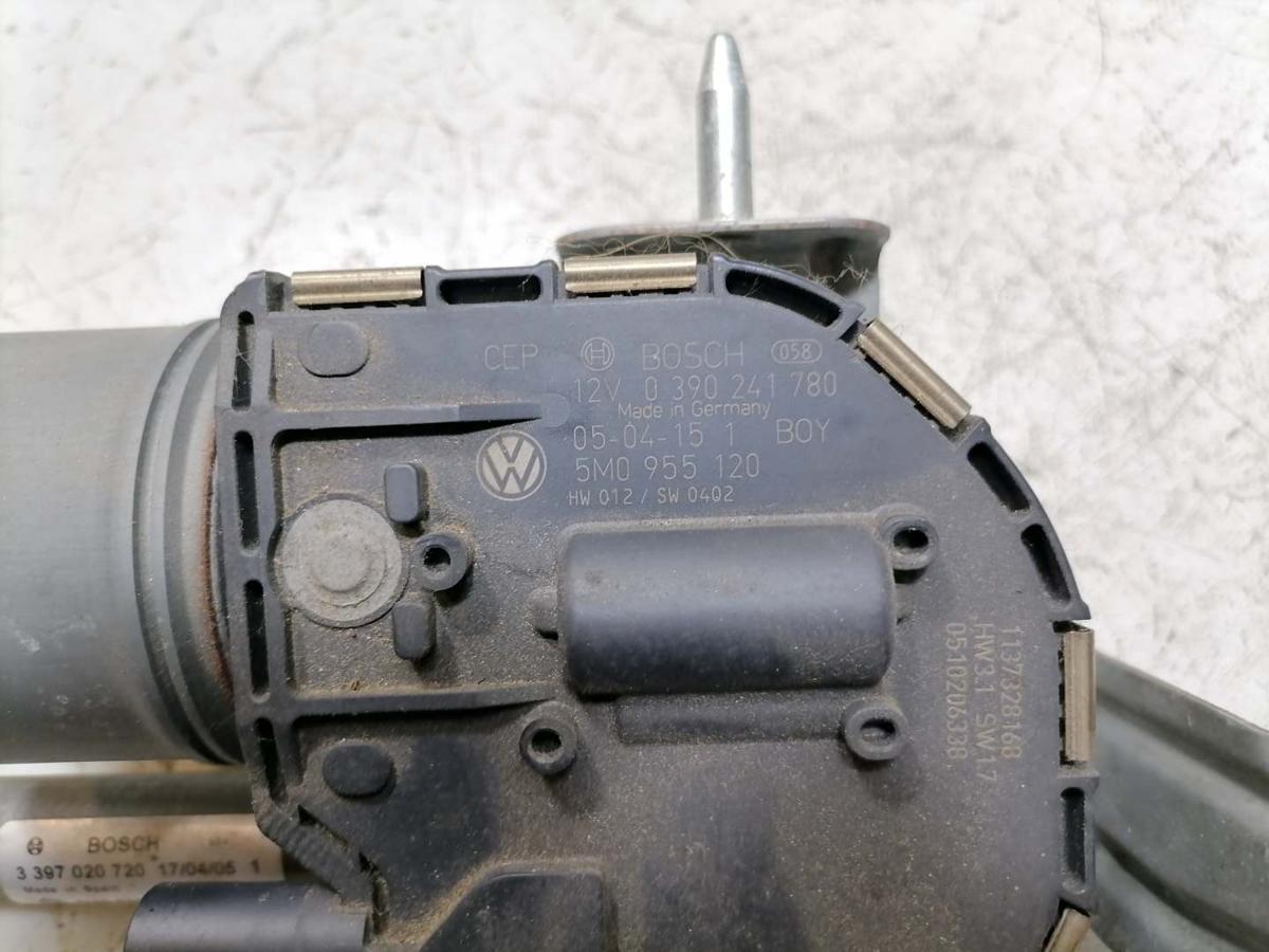 VW Golf Plus original Wischermotor rechts mit Wischergest&auml;nge Bj.2005